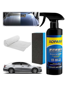 Juego de Spray Recubrimiento Automóviles Biaoyun 500ml + Esponja + Paño