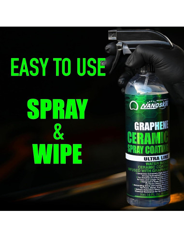 Nanoskin Spray Cerámico Grafeno 1 Galón Hidrofóbico