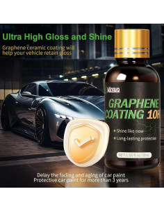 Recubrimiento Cerámico 10H Kingvo 30ml Hidrofóbico y Resistente 2