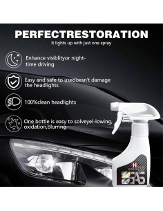 Kit Restaurador de Faros Automotrices Genérico 180ml + 10ml 2