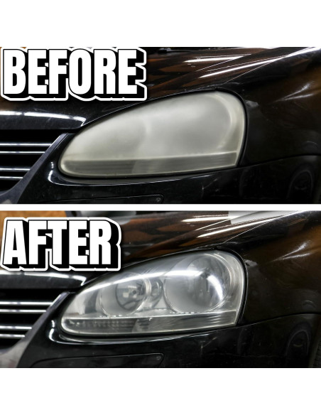 Kit de Restauración de Faros Flitz - Pulidor y Sellador 215g