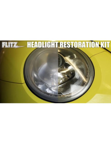 Kit de Restauración de Faros Flitz - Pulidor y Sellador 215g