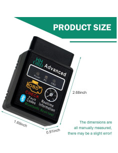 Lector de Códigos OBD2 Inalámbrico Bluetooth Downhill 2