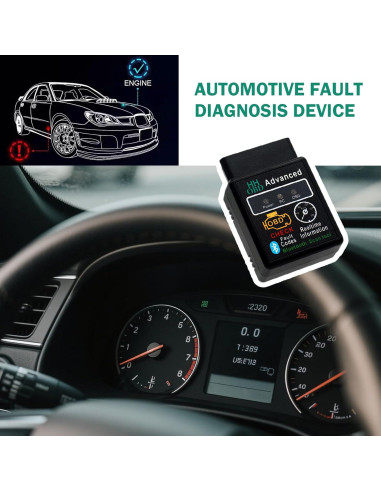 Lector de Códigos OBD2 Inalámbrico Bluetooth Downhill