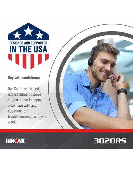 Lector de Códigos OBD2 Innova 3020RS para Motor y ABS