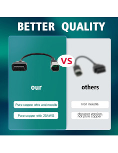 Cable Adaptador OBD1 6 Pines PARANNIC para BRP Moto ATV UTV 2