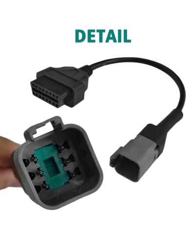 Cable Adaptador OBD1 6 Pines PARANNIC para BRP Moto ATV UTV