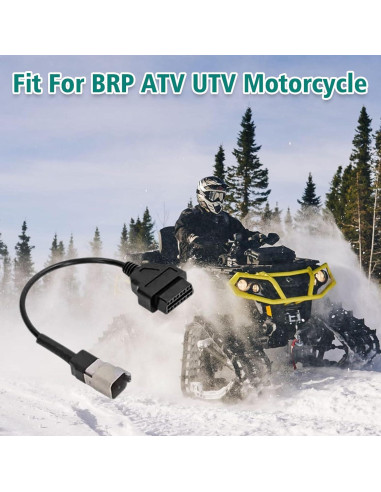 Cable Adaptador OBD1 6 Pines PARANNIC para BRP Moto ATV UTV