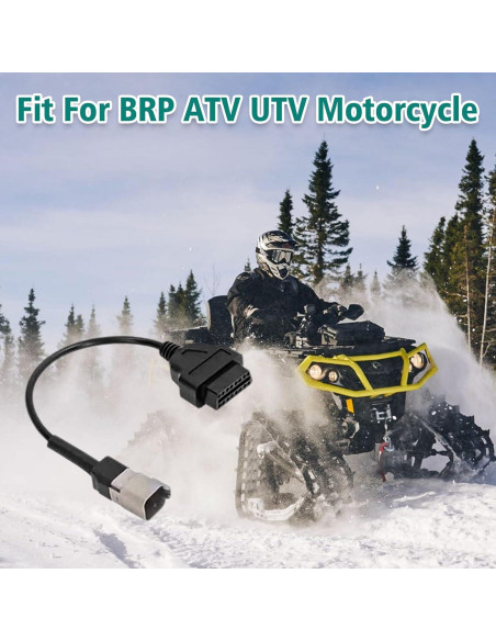 Cable Adaptador OBD1 6 Pines PARANNIC para BRP Moto ATV UTV