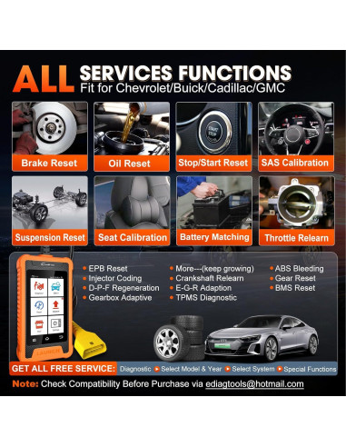 Escáner Diagnóstico Bidireccional LAUNCH Creader Elite GM