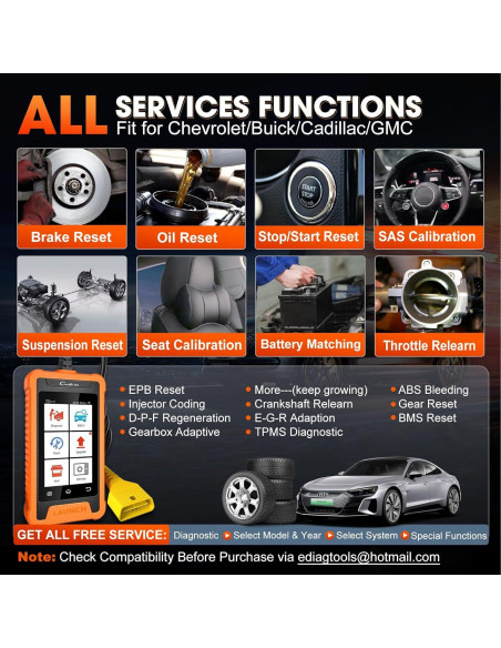 Escáner Diagnóstico Bidireccional LAUNCH Creader Elite GM