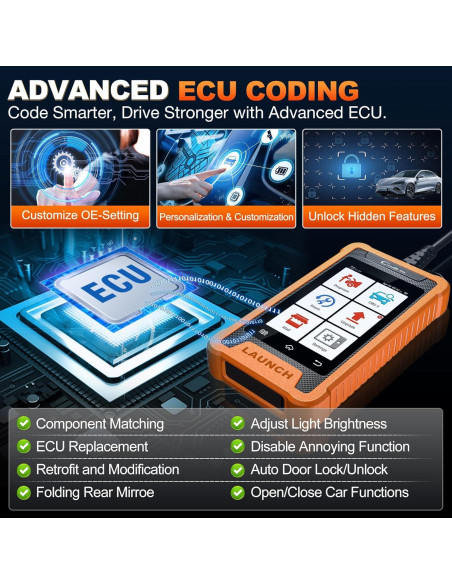 Escáner Diagnóstico Bidireccional LAUNCH Creader Elite GM