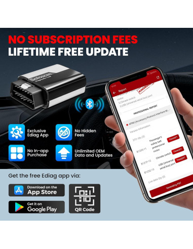 Escáner OBD2 KINGBOLEN Soloscan Bluetooth para Ford Lincoln Mercury