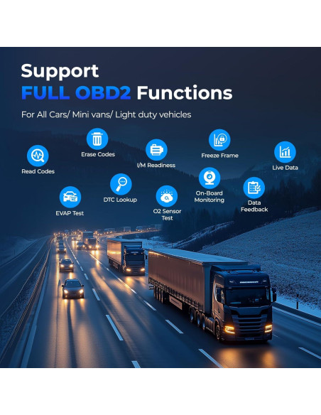 Escáner de Camiones NEXAS NL102 OBD2 Completo 0.85kg