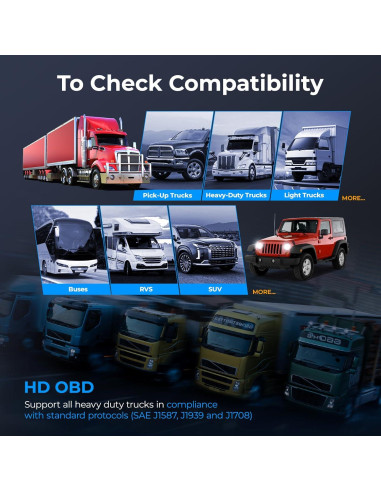 Escáner de Camiones NEXAS NL102 OBD2 Completo 0.85kg