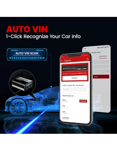 Escáner OBD2 KINGBOLEN Soloscan Bluetooth para Ford Lincoln Mercury