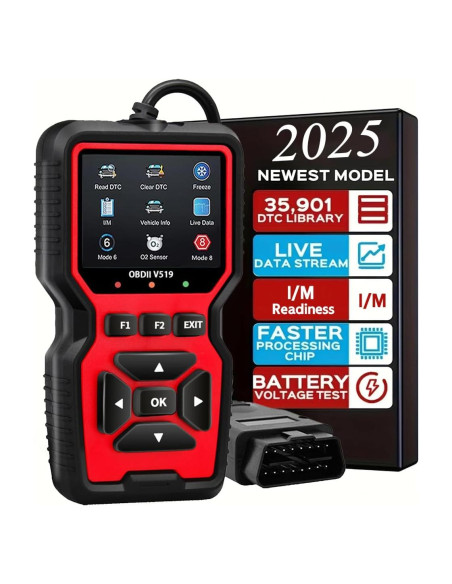 Escáner OBD2 OnRetul V519 - Lector de Códigos y Diagnóstico