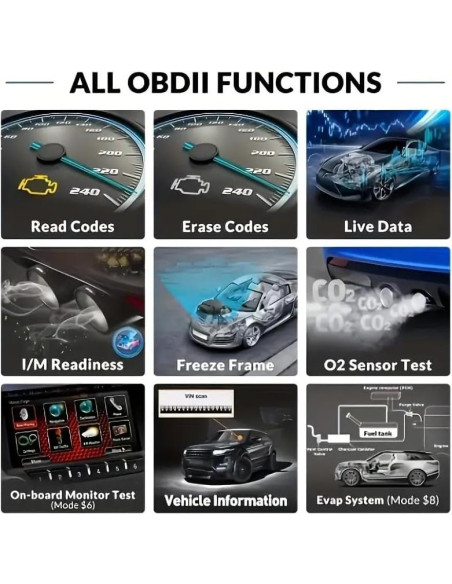 Escáner OBD2 OnRetul V519 - Lector de Códigos y Diagnóstico