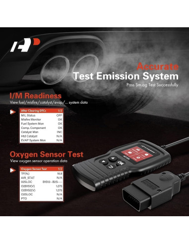 Escáner OBD2 A-Premium AD100 Herramienta de Diagnóstico Coche