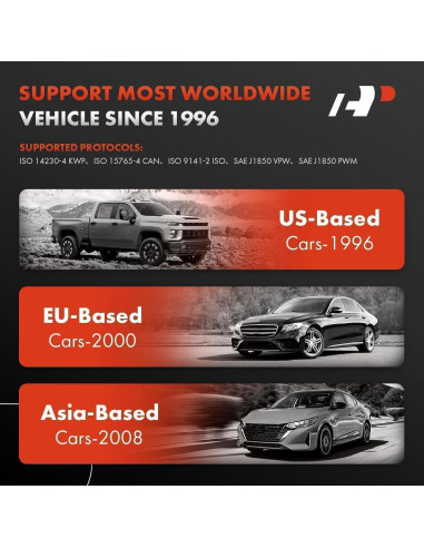 Escáner OBD2 A-Premium AD100 Herramienta de Diagnóstico Coche