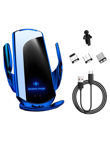 Cargador Inalámbrico para Automóvil MUQIDA 15W Soporte 360