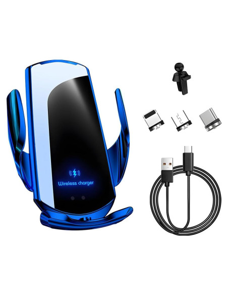 Cargador Inalámbrico para Automóvil MUQIDA 15W Soporte 360