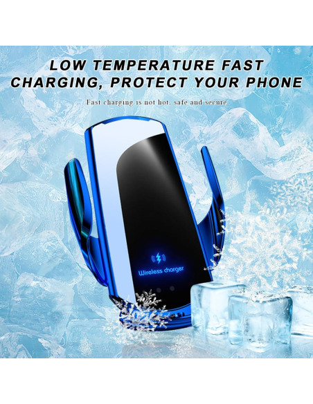 Cargador Inalámbrico para Automóvil MUQIDA 15W Soporte 360