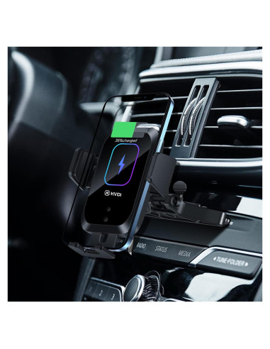 Soporte para Teléfono con Cargador Inalámbrico 15W Enomol