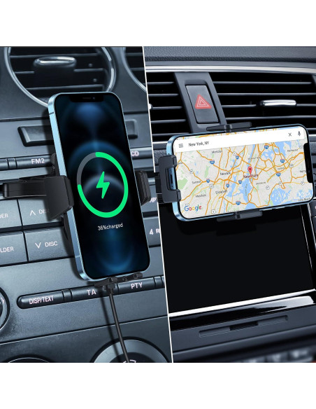 Soporte para Teléfono con Cargador Inalámbrico 15W Enomol