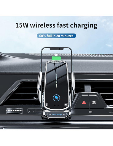 Soporte de Carga Inalámbrica para Coche AIYAFEIO 15W Azul