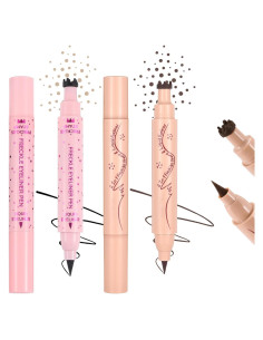 Lápiz de Ojos y Sello de Pecas 2 en 1 DAGEDA - Marrón y Negro