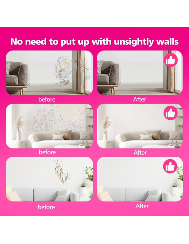 Pintura Blanca para Paredes NEWALLENCE 3.52 Oz 2-en-1 con Rodillo