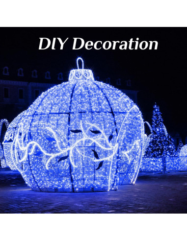 Paquete de 2 luces de hadas solares LED Selarlyt 200 luces 20m