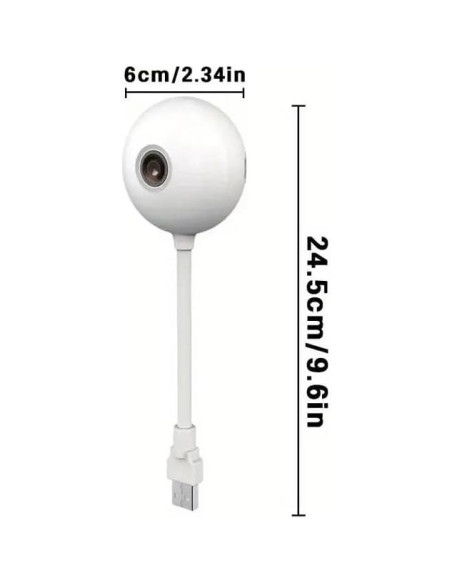 Cámara de Seguridad Interior Luna, 1080p, Wi-Fi, Visión Nocturna Cámara de Seguridad Interior Luna, 1080p, Wi-Fi, Visión Nocturna