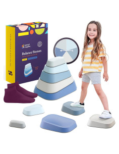 Juego de 5 Piedras de Equilibrio Suministros Especiales - Antideslizantes