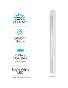 Luz Bajo Gabinete GE 60.96 cm Inalámbrica LED 200 Lúmenes 2