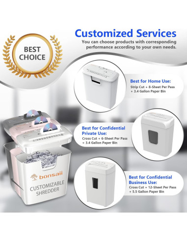 Trituradora Bonsaii C149-C Personalizable 12 Hojas 20.8L