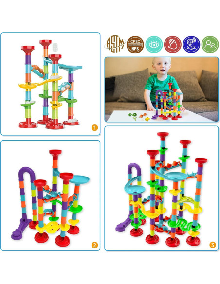 Juego de Carrera de Laberinto de Canicas Blacka 56 Piezas