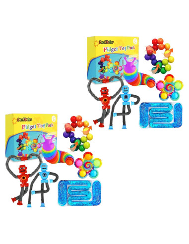 12 Juguetes Sensoriales Antiestrés Dr.Kbder para Niños 3-5 Años