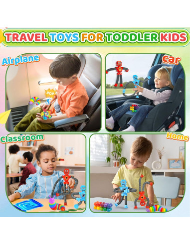 12 Juguetes Sensoriales Antiestrés Dr.Kbder para Niños 3-5 Años