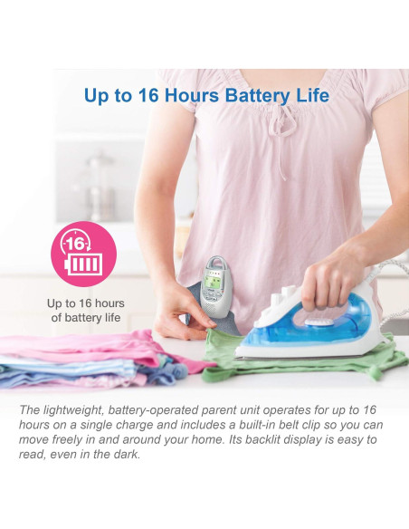 Monitor de Bebé VTech DM221 Audio Digital DECT 6.0 304.8m