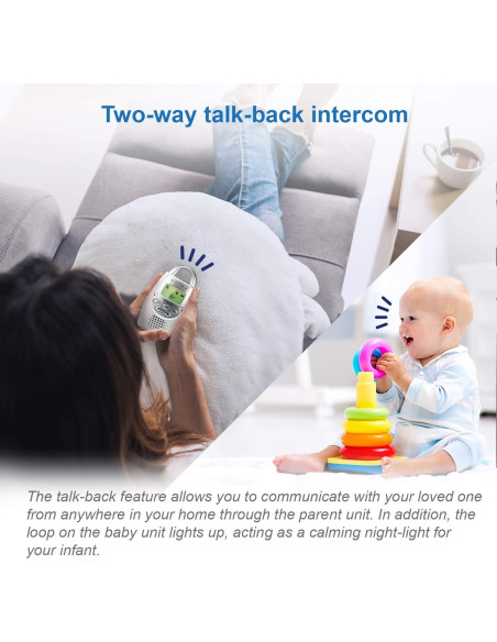Monitor de Bebé VTech DM221 Audio Digital DECT 6.0 304.8m