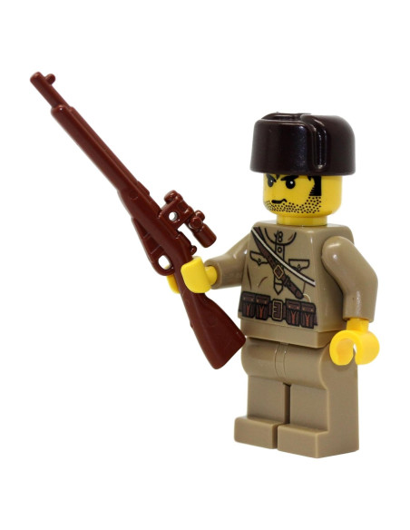 Minifigura Francotirador Ruso Segunda Guerra Mundial Modern Brick Warfare