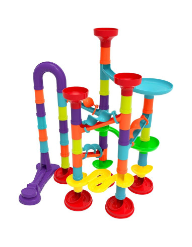 Juego de Carrera de Laberinto de Canicas Blacka 56 Piezas