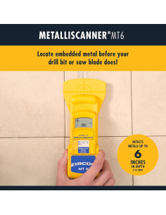 Detector de Metales Zircon MetalliScanner MT6 Profesional 152 mm 2