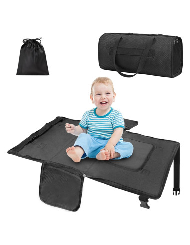 Cama de Viaje para Niños Zyphoria - Extensor de Asiento Negro