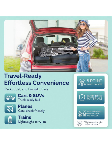 Carrito de Paraguas Kolcraft KL029 Gris Pizarra Ligero 5.9 kg Carrito de Paraguas Kolcraft KL029 Gris Pizarra Ligero 5.9 kg