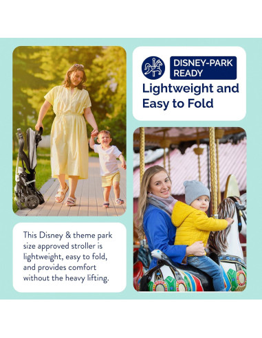 Carrito de Paraguas Kolcraft KL029 Gris Pizarra Ligero 5.9 kg