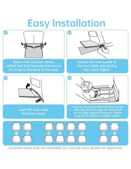 Cama de Viaje para Niños Zyphoria - Extensor de Asiento Negro
