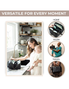 Bolsa Extractora de Leche Portátil con Enfriador - Cuero Vegano 2